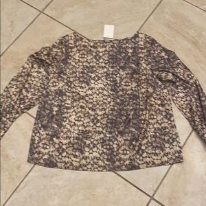 H-&M silk material dress top